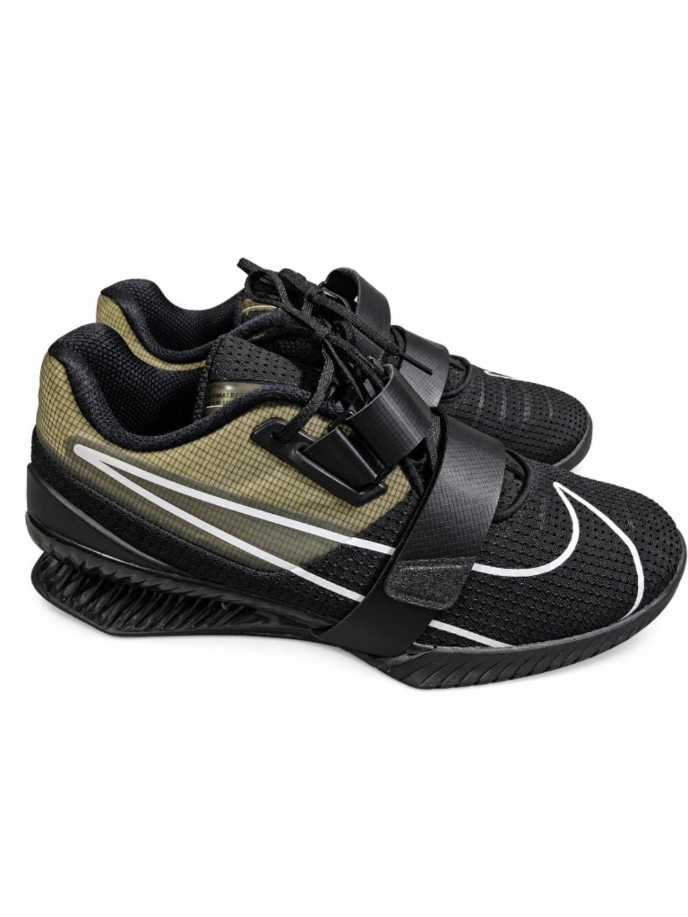 Mens Size 12.5 Nike Romaleos 4 Black White Black Weightlifting Shoes CD3463-010